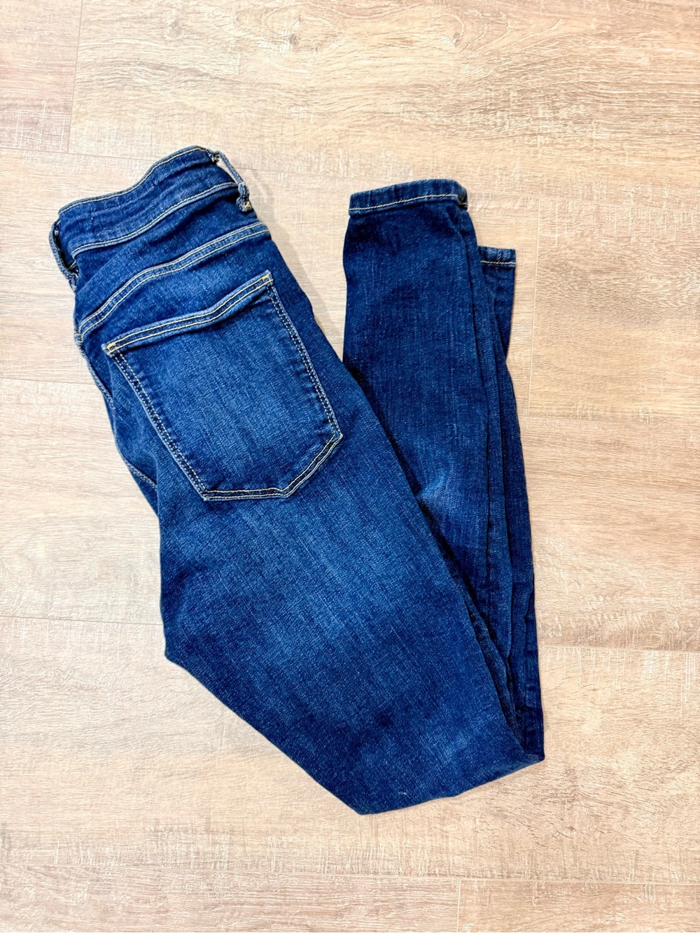 Zara Indigo Skinny Stretch Jeans